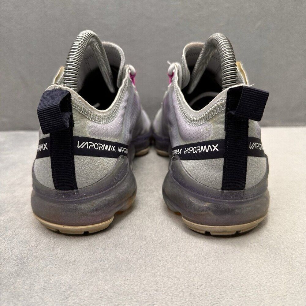 Nike Vapormax White and Pink Athletic Shoes - Picture 4 of 8